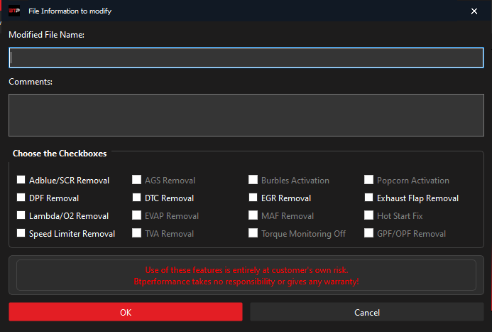 Automated DPF EGR AdBlue Removal